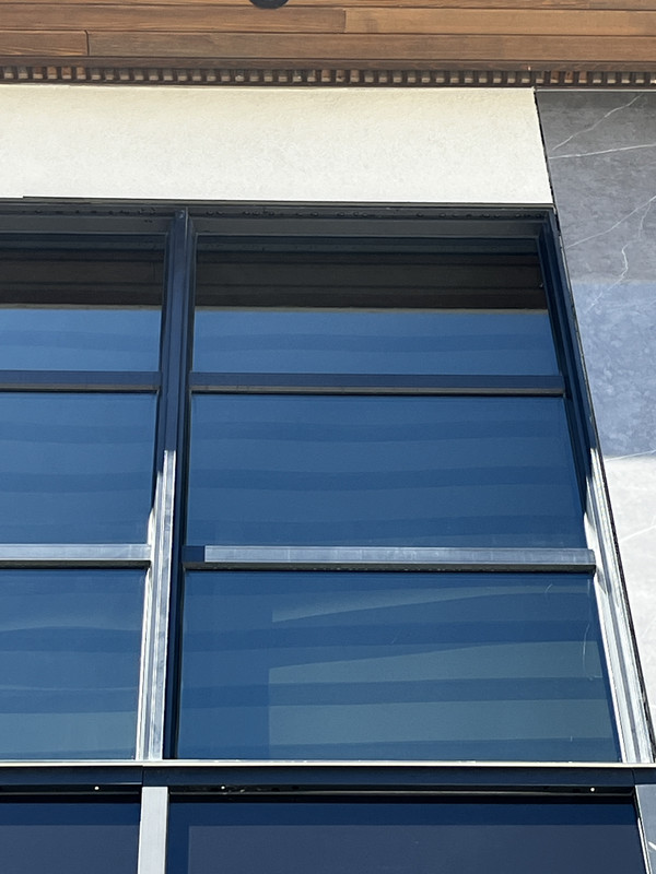 Window detail cleaned by Clarity Co. in Calgary